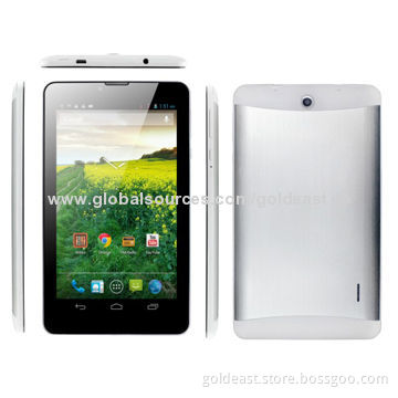 7-inch Dual-core Tablet PCs/MIDs, MTK8312, WVGA Capacitive Touch OGS, 1,024*600P/Support 2/3G Module